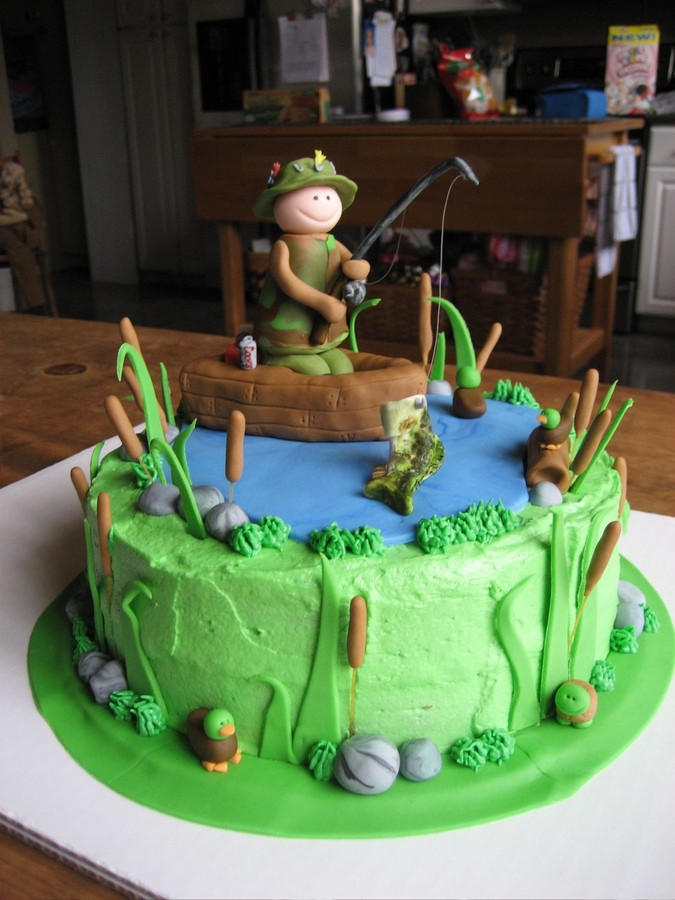 Fish Birthday Cake
 Fishing Cakes – Decoration Ideas