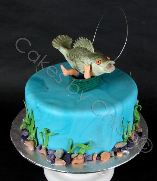 Fish Birthday Cake
 Southern Blue Celebrations Fishing Cake Ideas & Inspirations