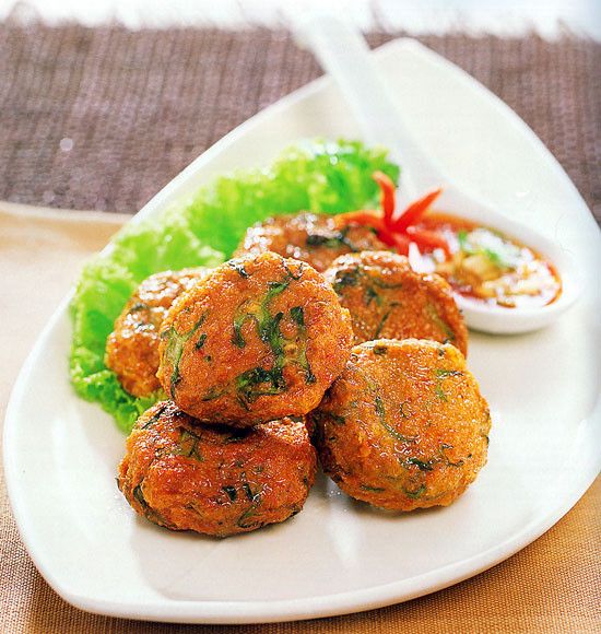 Fish Cake Recipe
 Thai Fish Cakes Tawt Man Blaa Krai Temple of Thai