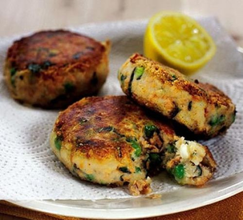 Fish Cake Recipe
 Minted salmon & pea fish cakes recipe