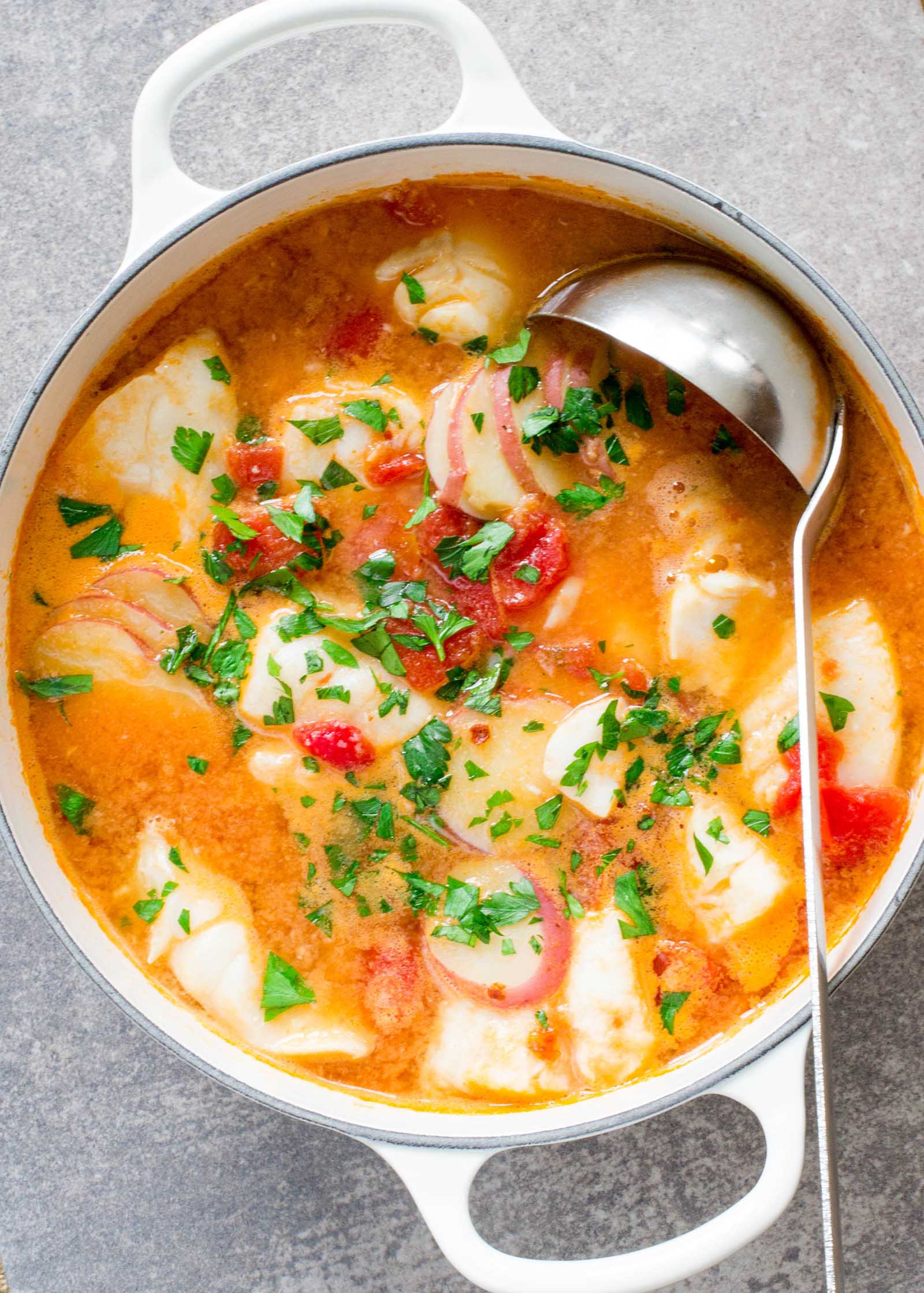 Fish Stew Recipe
 Fish Stew with Ginger and Tomatoes Recipe