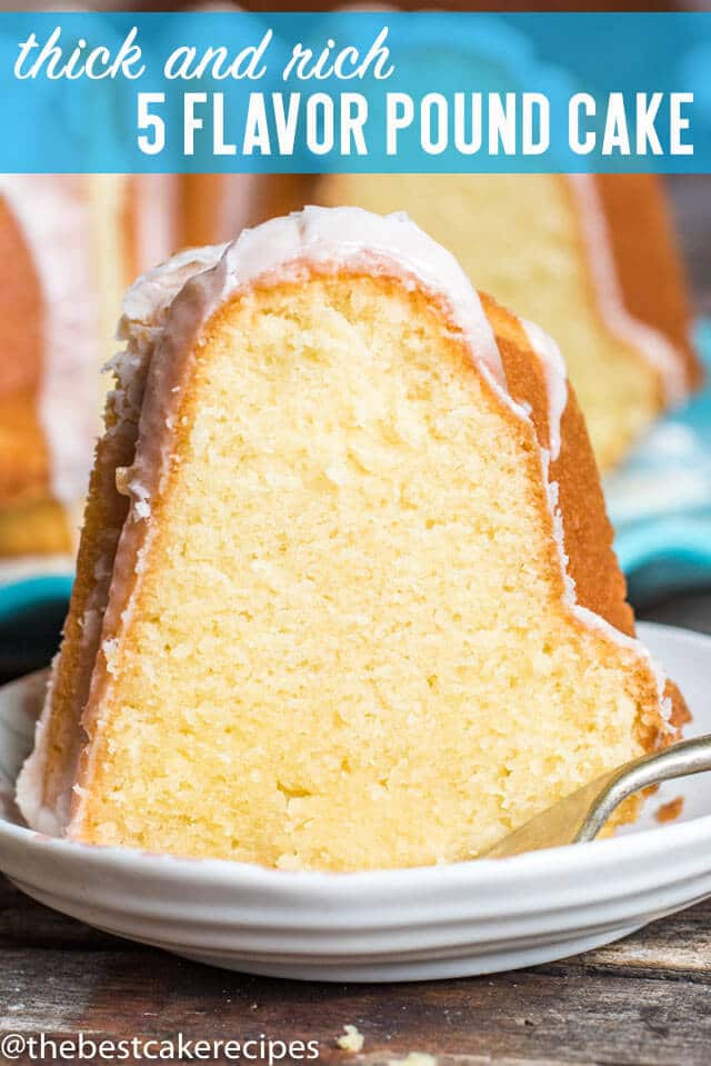 Five Flavor Pound Cake
 Five Flavor Pound Cake Recipe with Easy Powdered Sugar Glaze