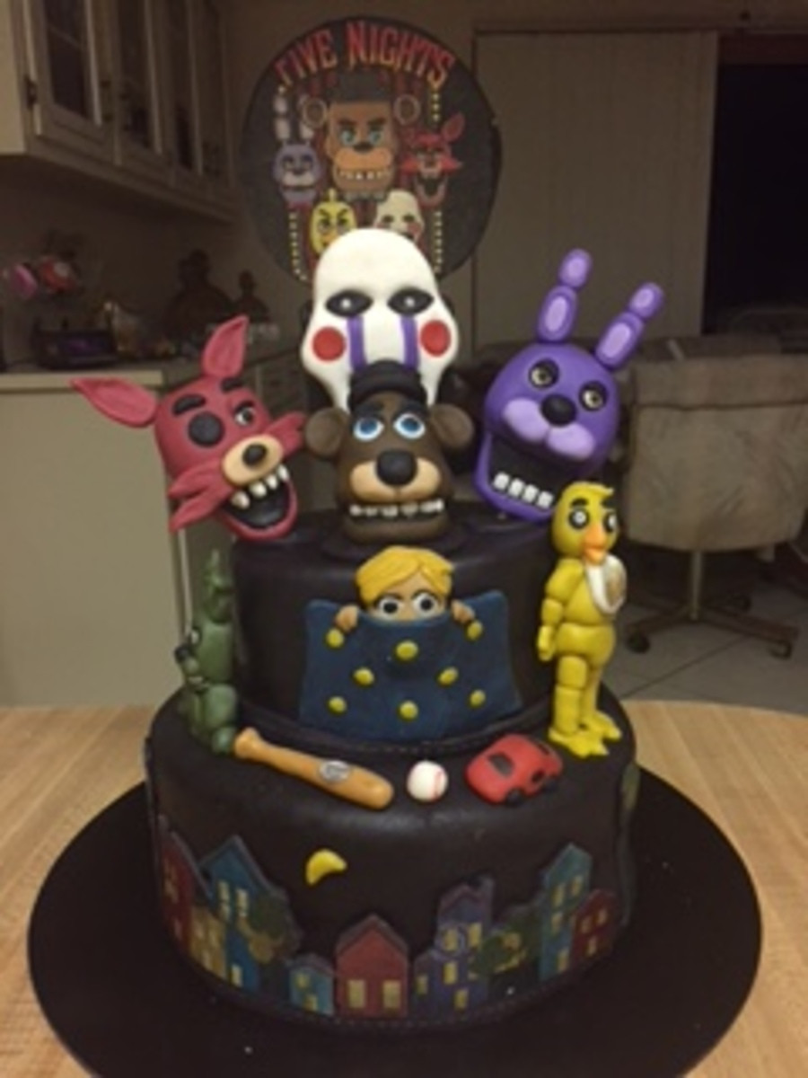 Five Nights At Freddy'S Birthday Cake
 Five Nights At Freddy s CakeCentral