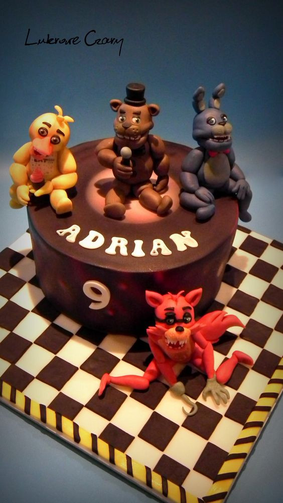 Five Nights At Freddy'S Birthday Cake
 Five Nights at Freddy s cake