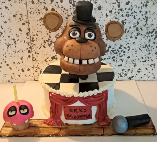 Five Nights At Freddy'S Birthday Cake
 five nights at Freddys cake cake by Pink Ann s Cakes