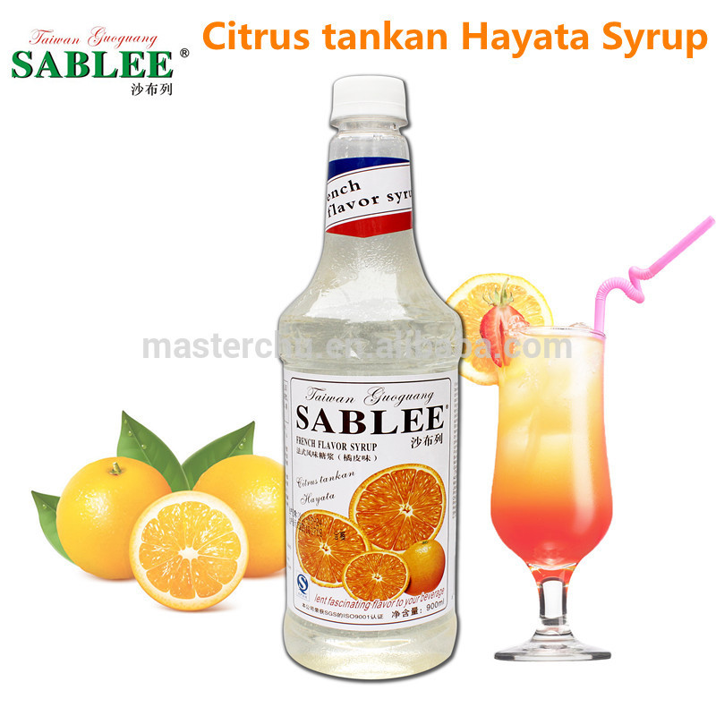 Flavored Syrups For Drinks
 Citrus Tankan Hayata Flavor Syrup For Soft Drink