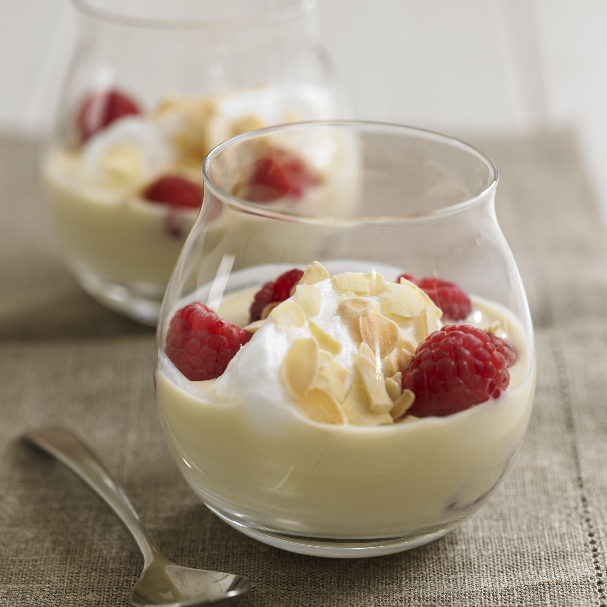 Floating Islands Dessert
 Rosewater Floating Islands with Framboise Custard and