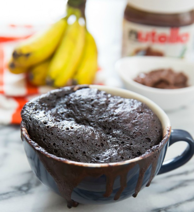 Flourless Mug Cake
 Flourless Nutella Banana Mug Cake Kirbie s Cravings