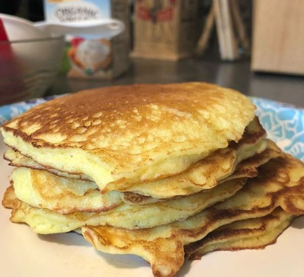 Fluffy Keto Pancakes
 Fluffy Low Carb Keto Blueberry Pancakes