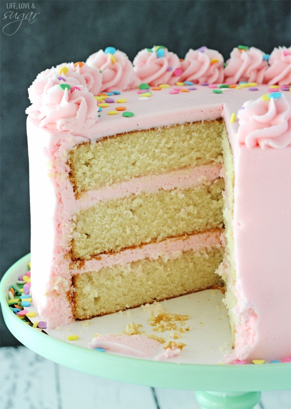 Fluffy Vanilla Cake Recipe
 Moist and Fluffy Vanilla Cake Life Love and Sugar