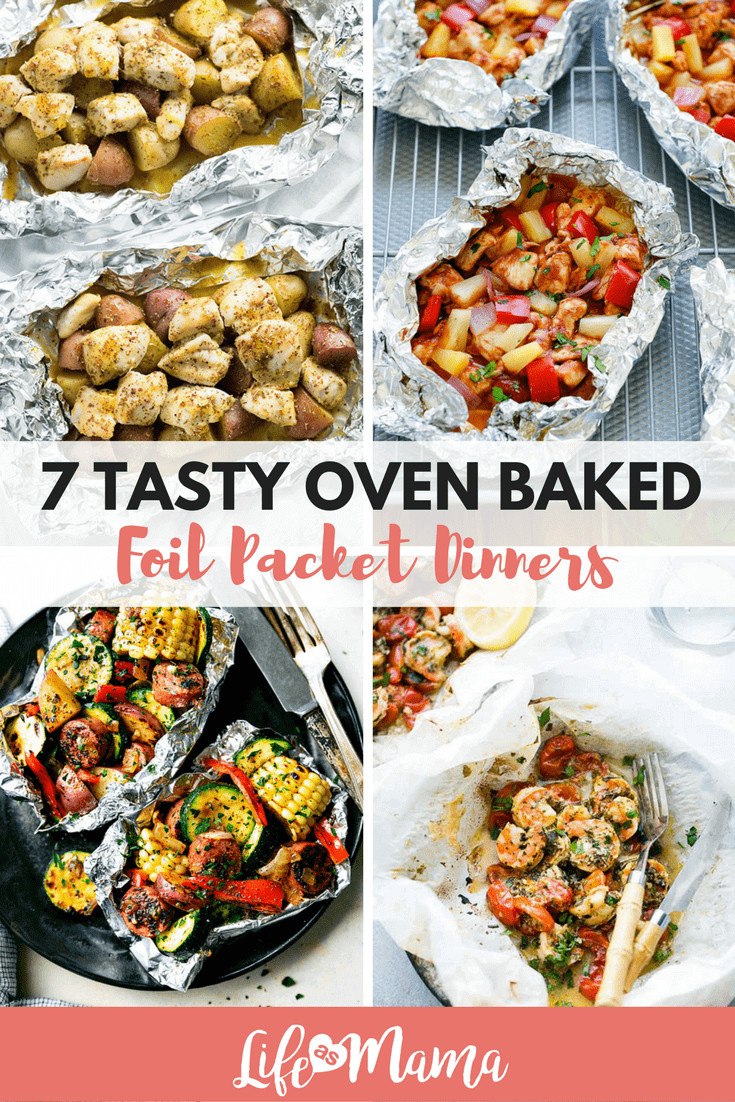 Foil Dinners In The Oven
 7 Tasty Oven Baked Foil Packet Dinners