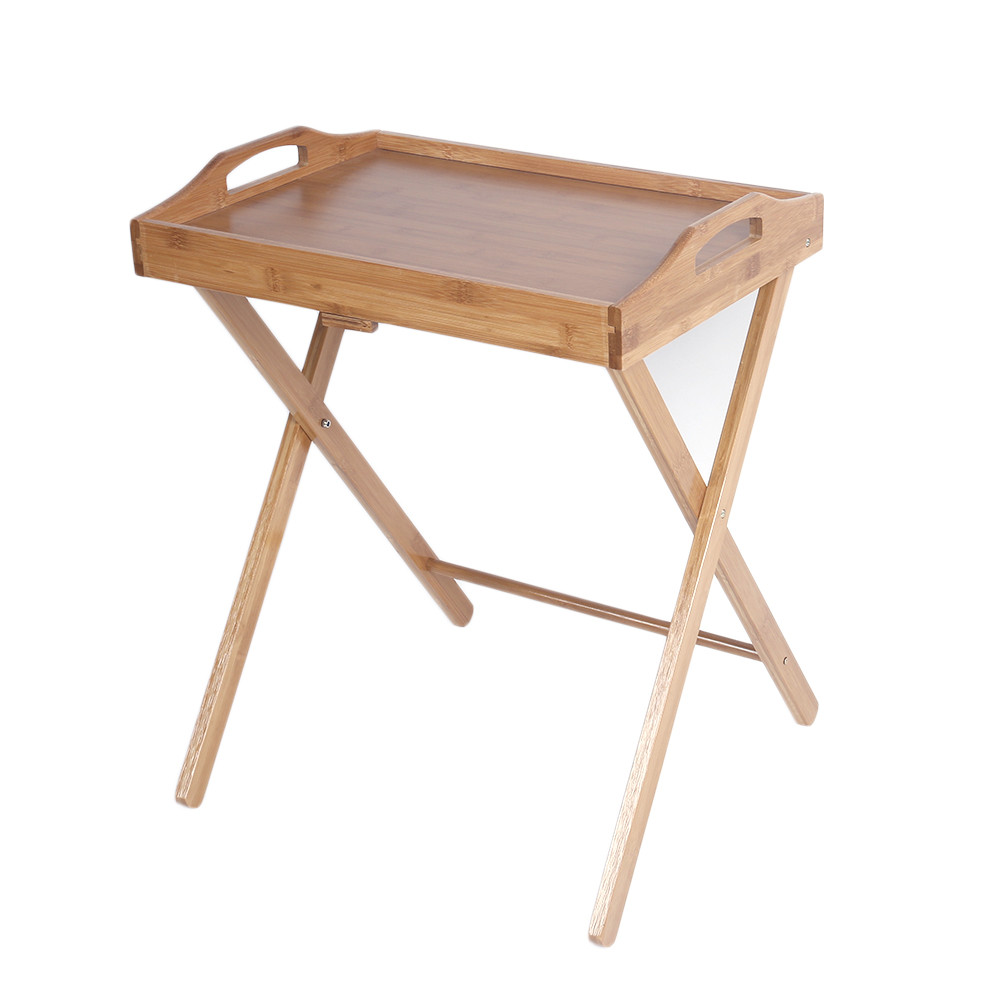 Foldable Dinner Trays
 Wooden Folding Wood TV Tray Dinner Table Coffee Stand