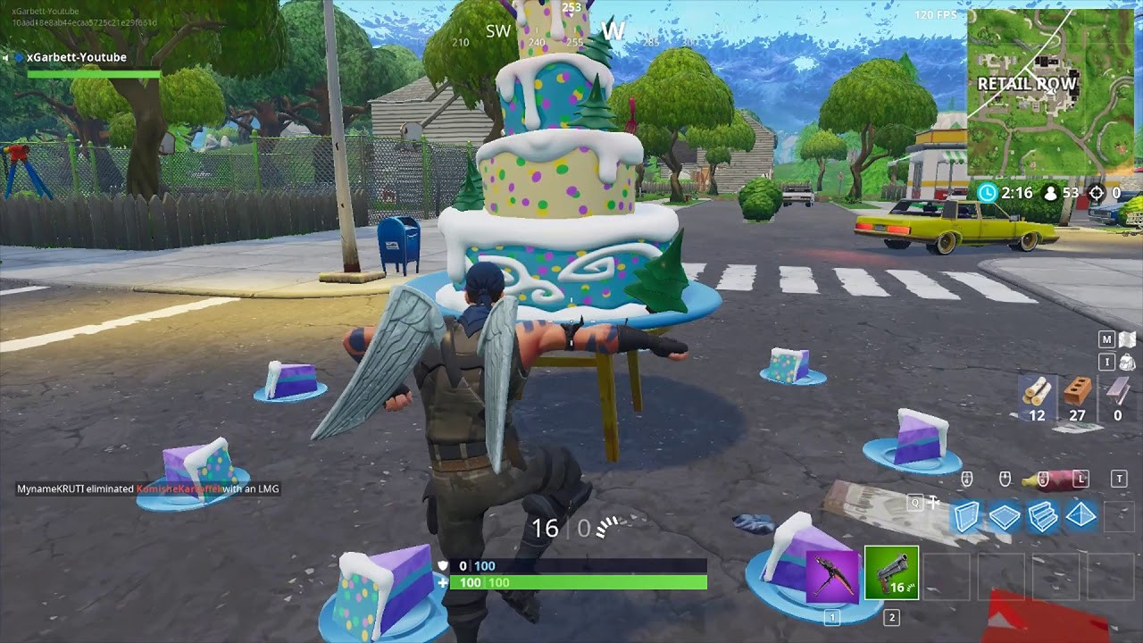 Fortnite All Birthday Cake Locations
 All Birthday Cake Locations Fortnite 1 Year Challenges