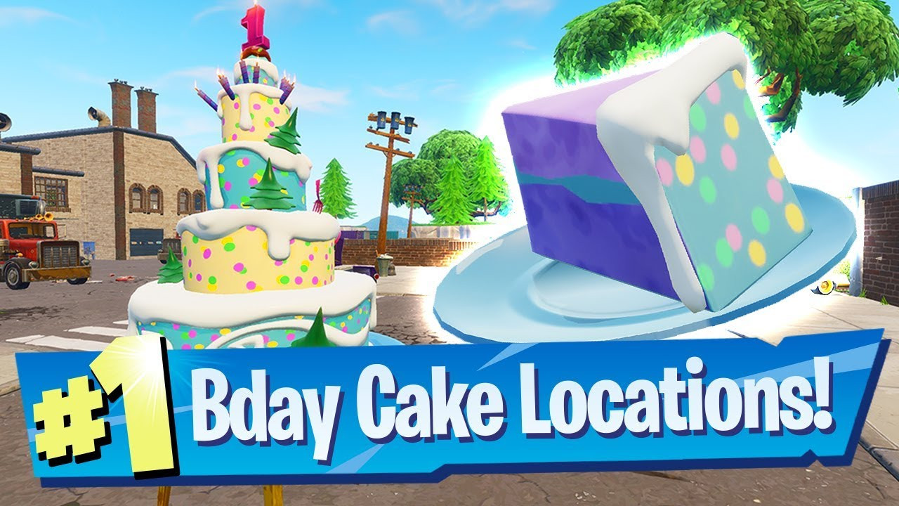 Fortnite All Birthday Cake Locations
 Fortnite All Birthday Cake Locations "Dance In Front