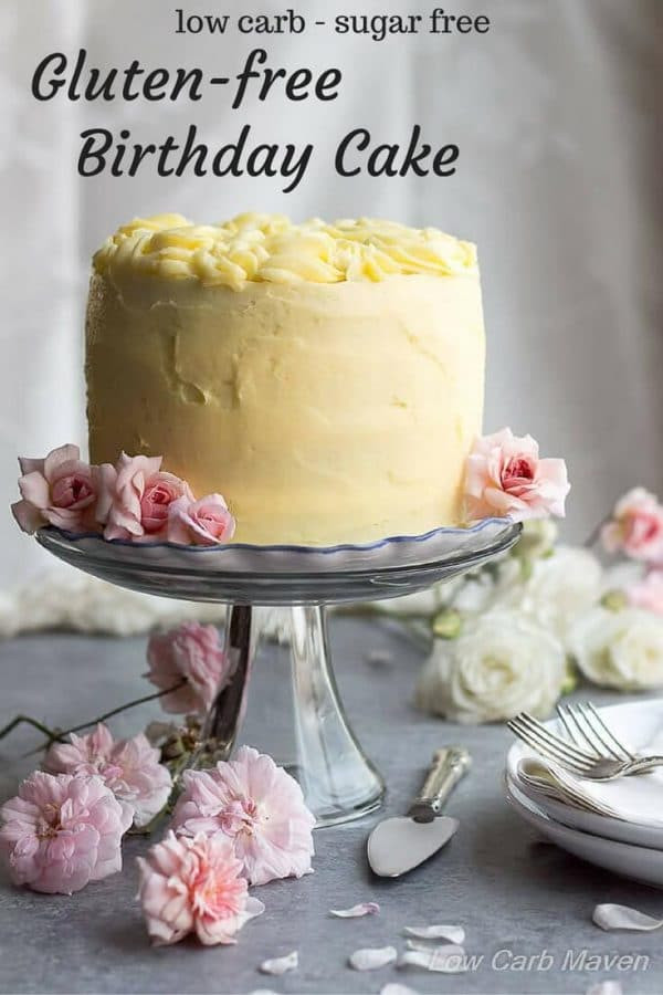 Free Birthday Dessert
 Best Gluten Free Low Carb Birthday Cake Recipe Sugar free