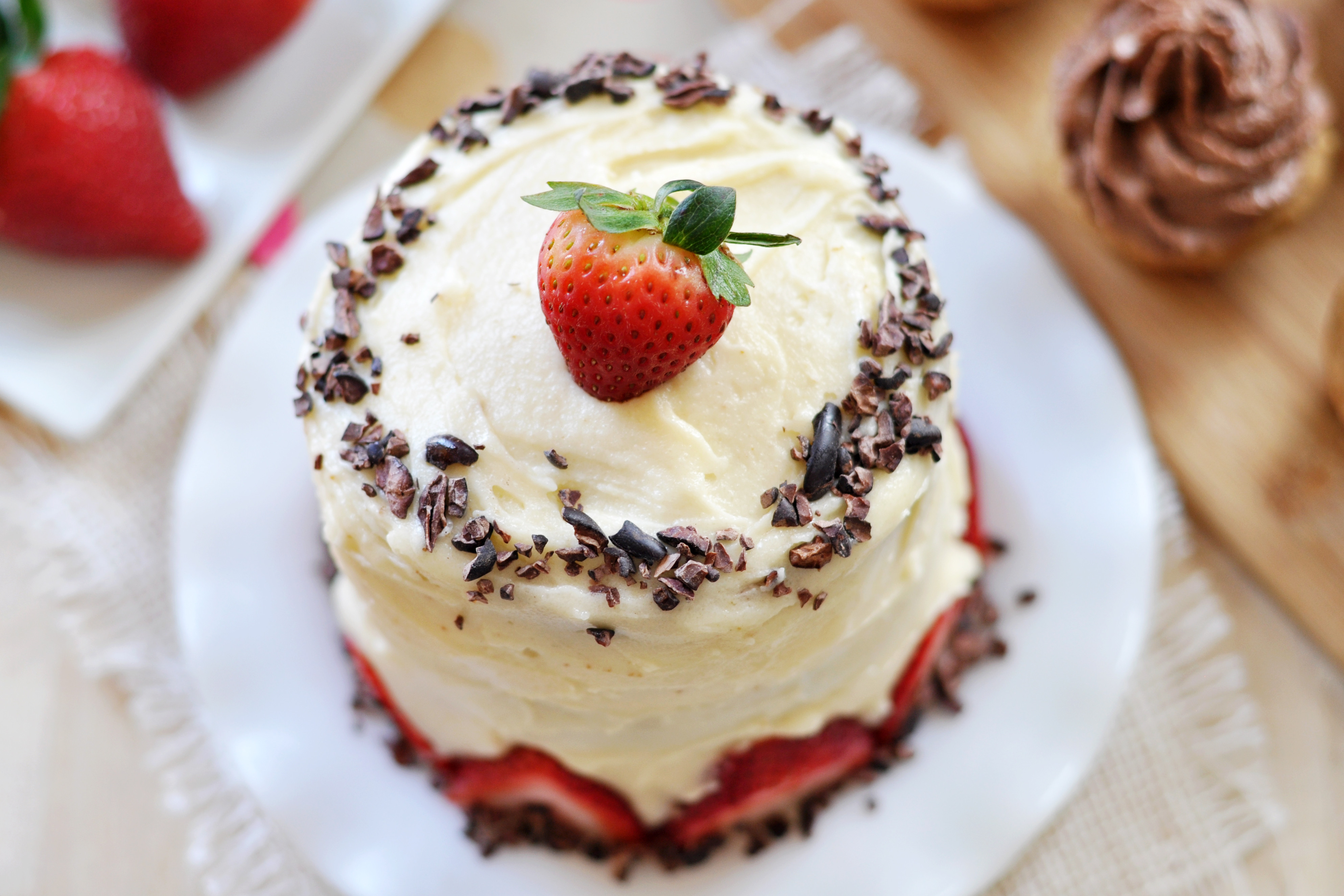 Free Birthday Dessert
 Classic Vanilla Birthday Cake Vegan Gluten Free The