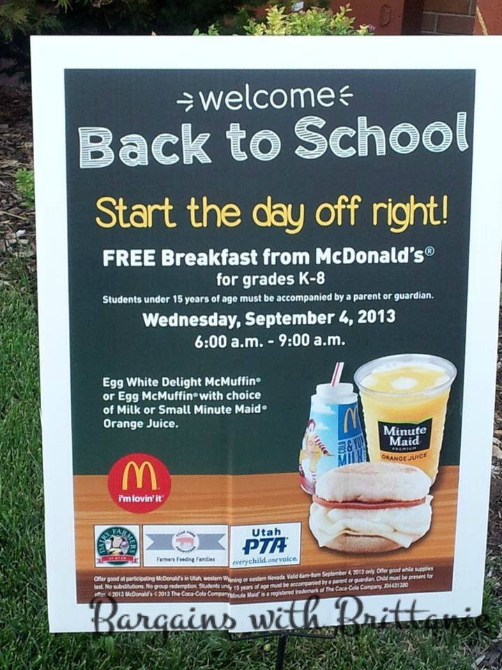 Free Breakfast For Kids
 FREE Breakfast for Kids at McDonald s Tomorrow