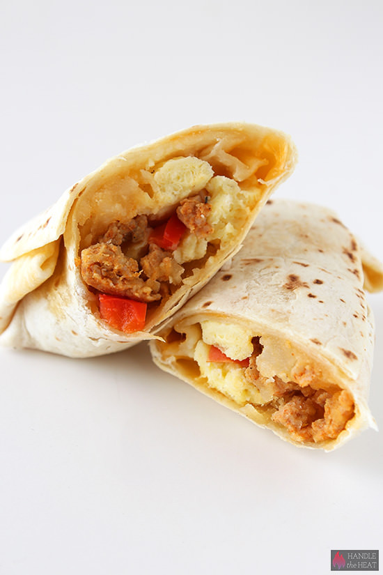 Freezable Breakfast Burritos
 Freezer Breakfast Burritos Handle the Heat