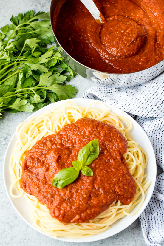 Freezing Tomato Sauce
 homemade spaghetti sauce with fresh tomatoes to freeze