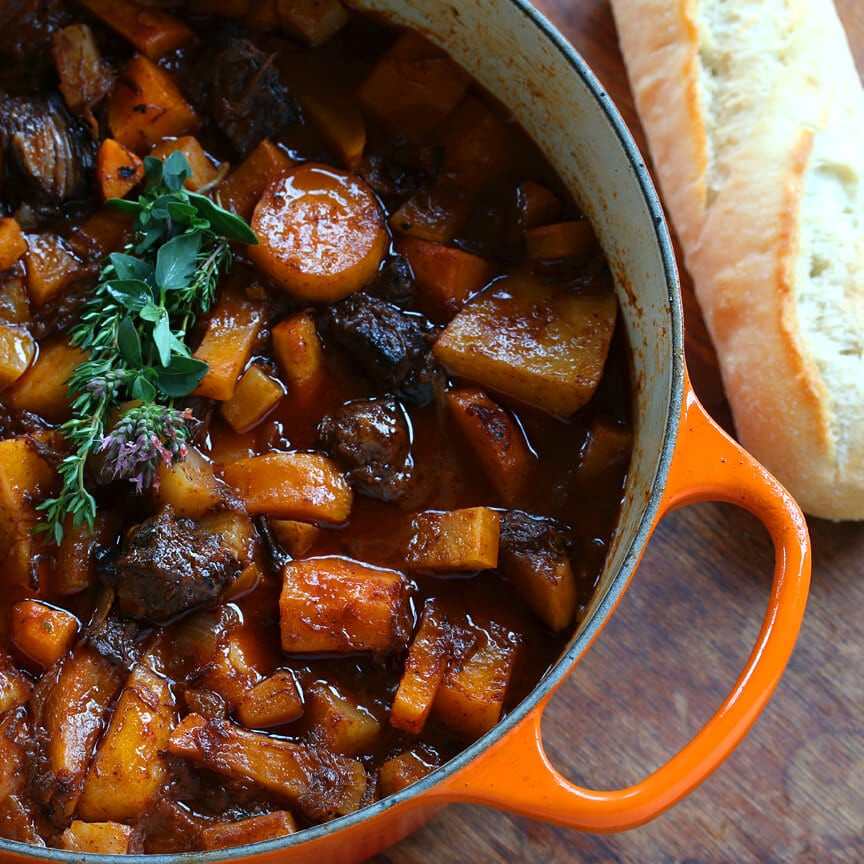 French Beef Stew
 French Beef Stew With Old Fashioned Ve ables The