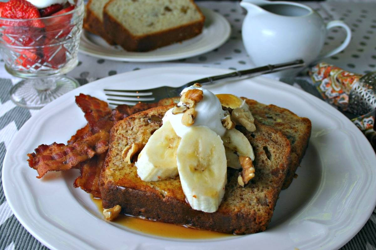 French Bread French Toast
 Banana Bread French Toast Life Love and Good Food