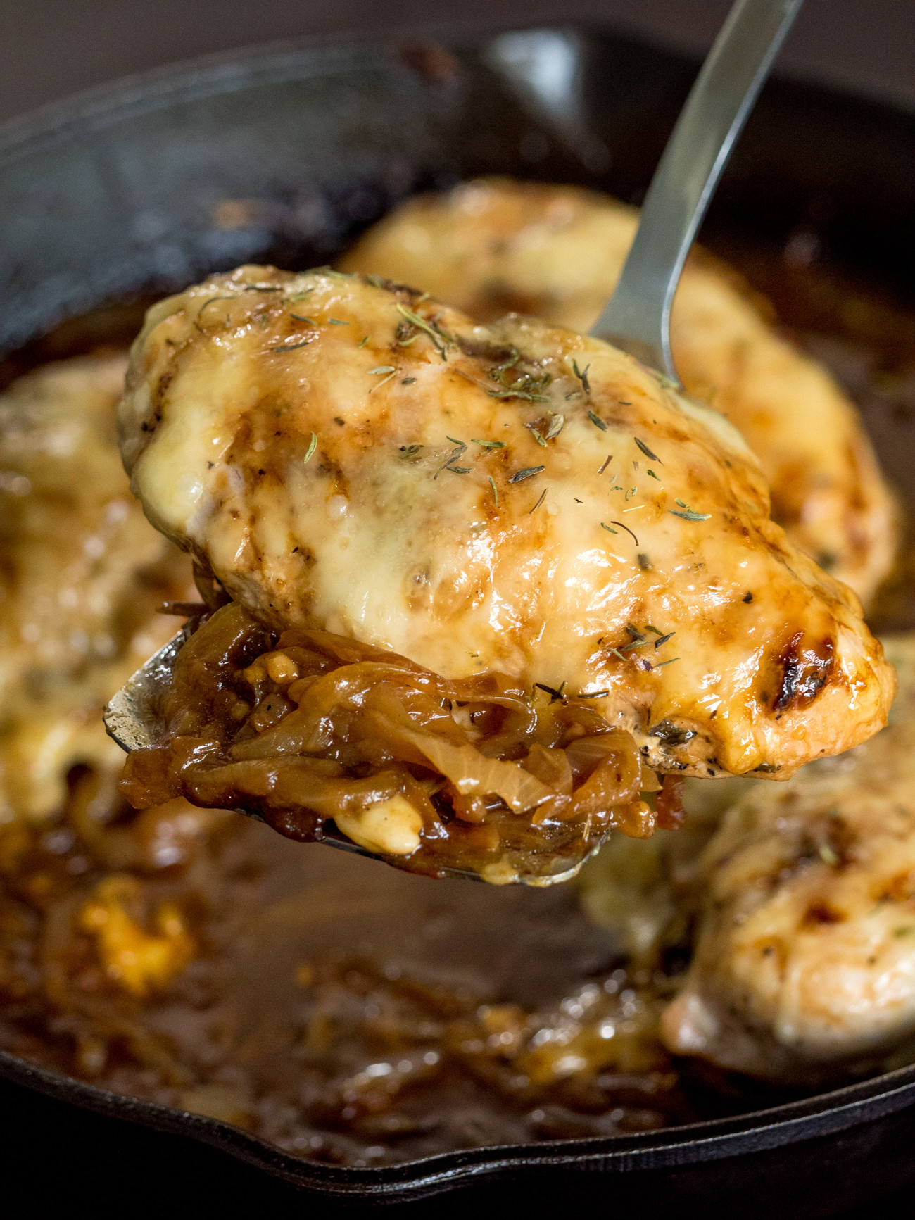 French Onion Chicken
 French ion Chicken Skillet – 12 Tomatoes
