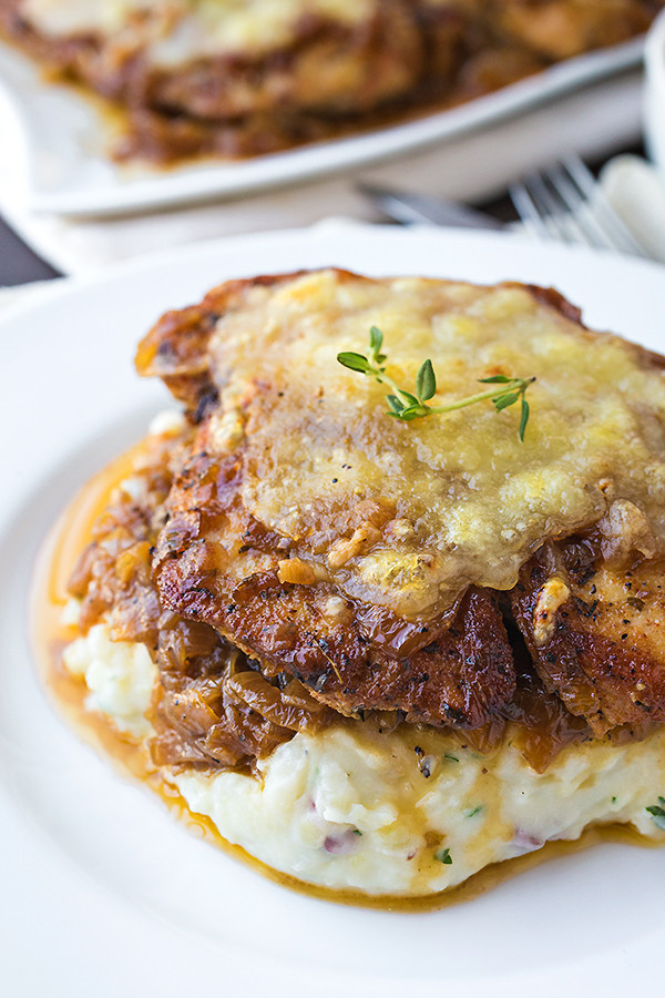 French Onion Chicken Skillet
 French ion Skillet Chicken