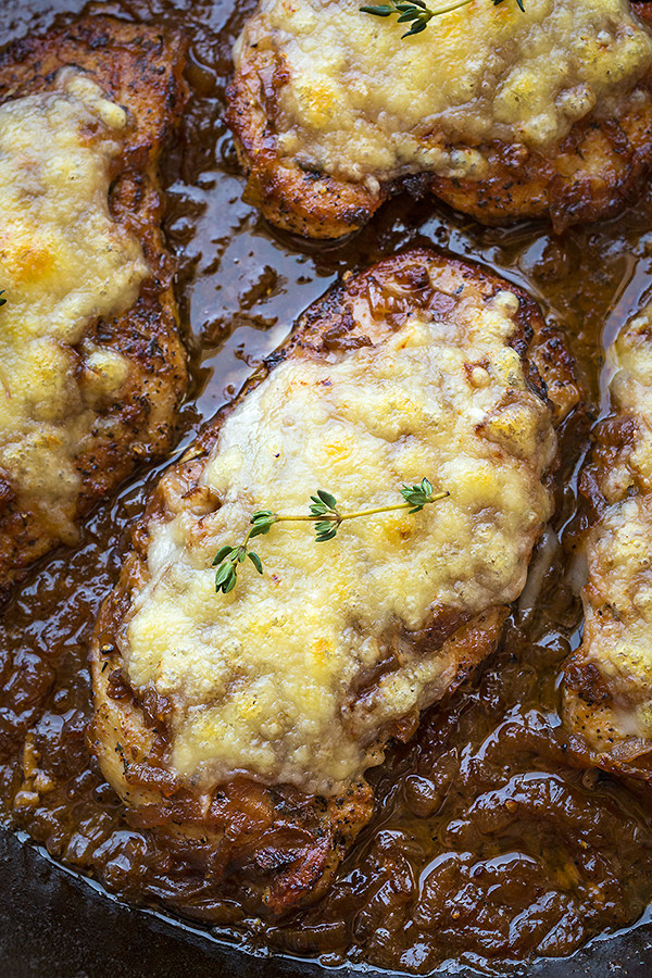 French Onion Chicken Skillet
 French ion Skillet Chicken