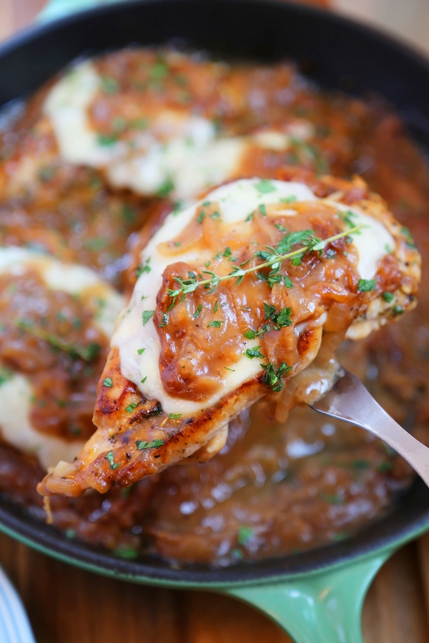 French Onion Chicken Skillet
 Skillet French ion Chicken