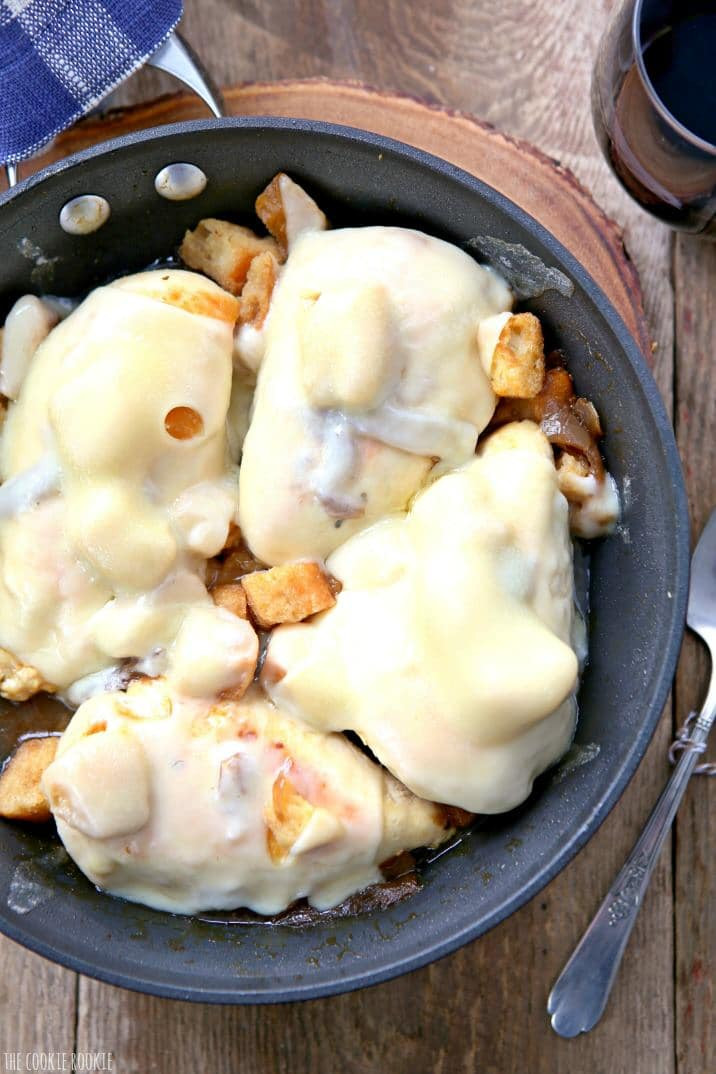 French Onion Chicken Skillet
 Skillet French ion Chicken