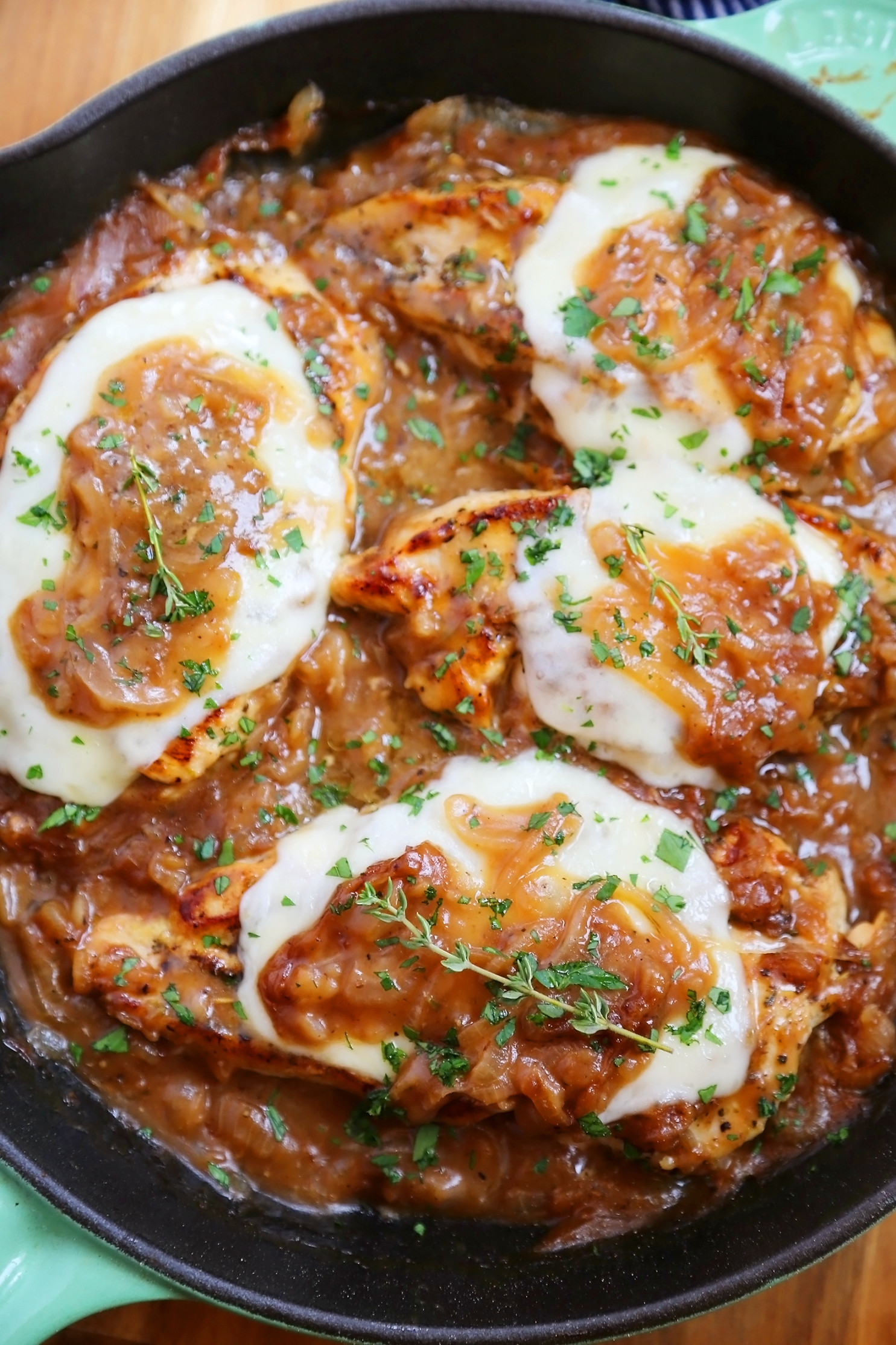 French Onion Chicken Skillet
 Skillet French ion Chicken