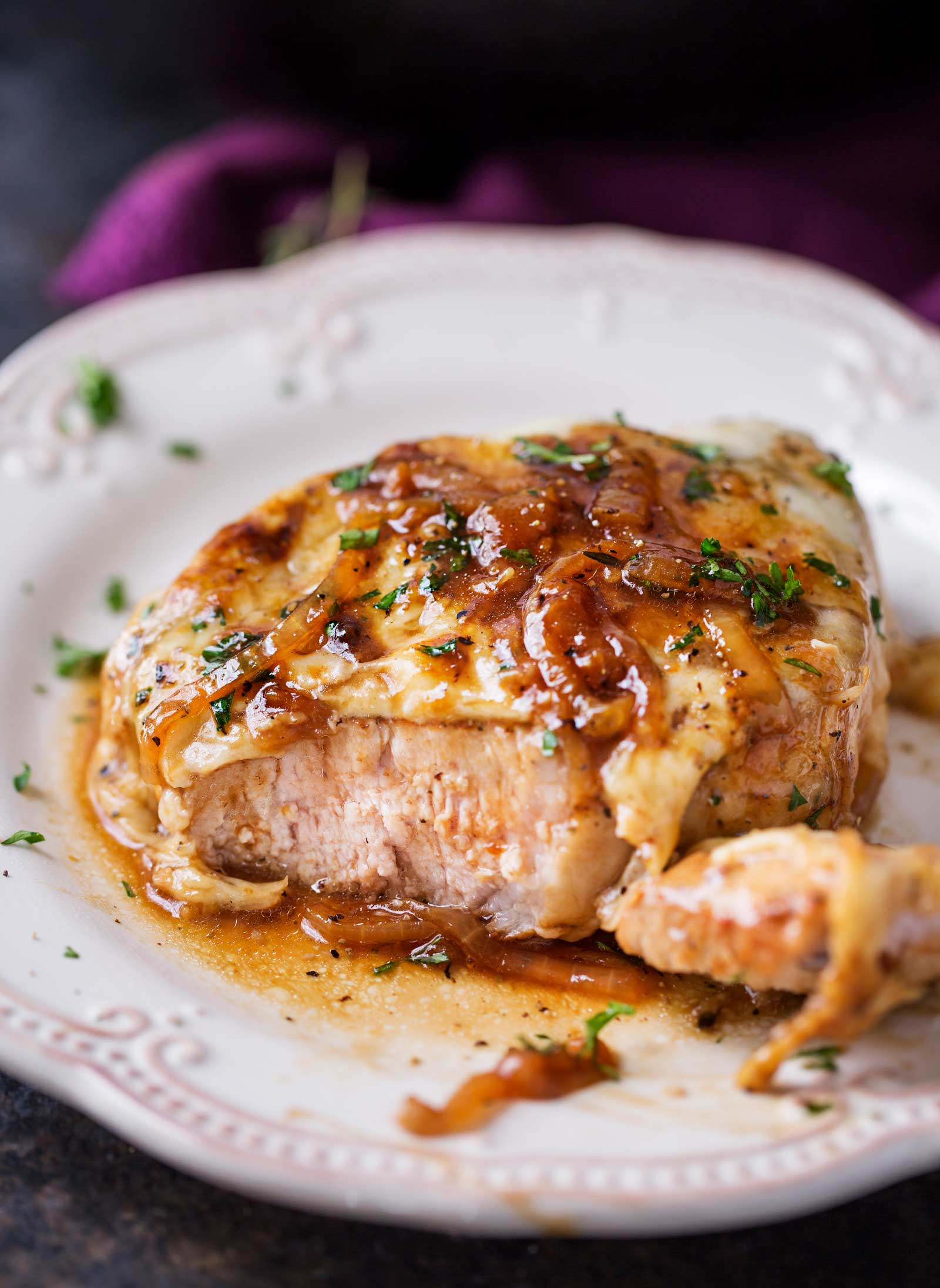 French Onion Pork Chops
 e Pan French ion Smothered Pork Chops The Chunky Chef