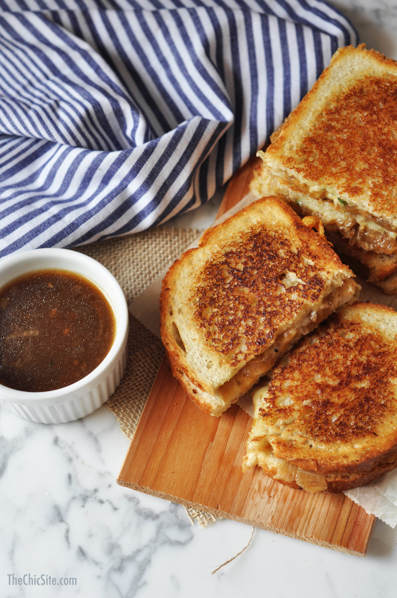 French Onion Soup Cheese
 French ion Soup Grilled Cheese The Chic Site