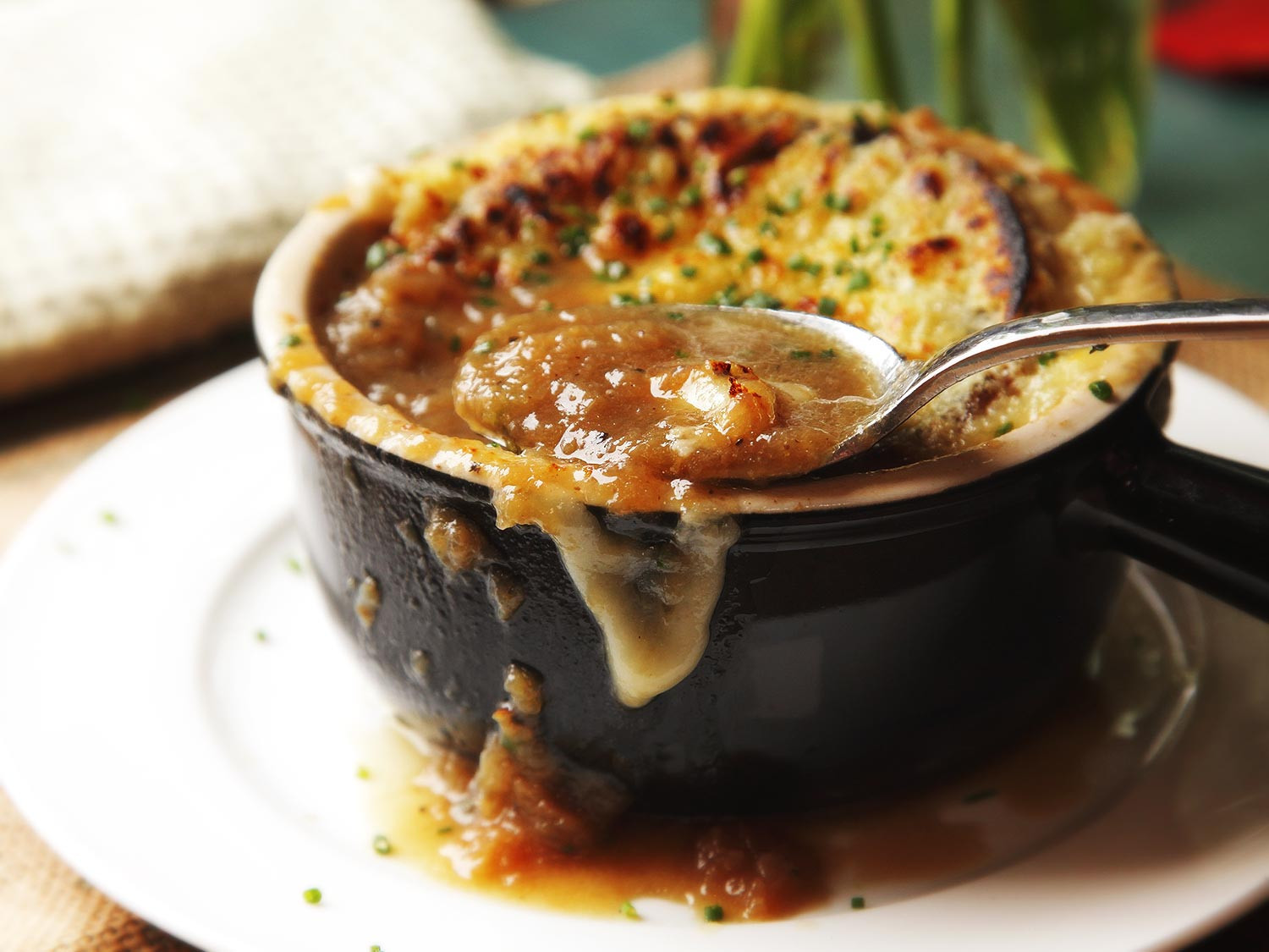 French Onion Soup
 The Food Lab Use the Pressure Cooker for Quick