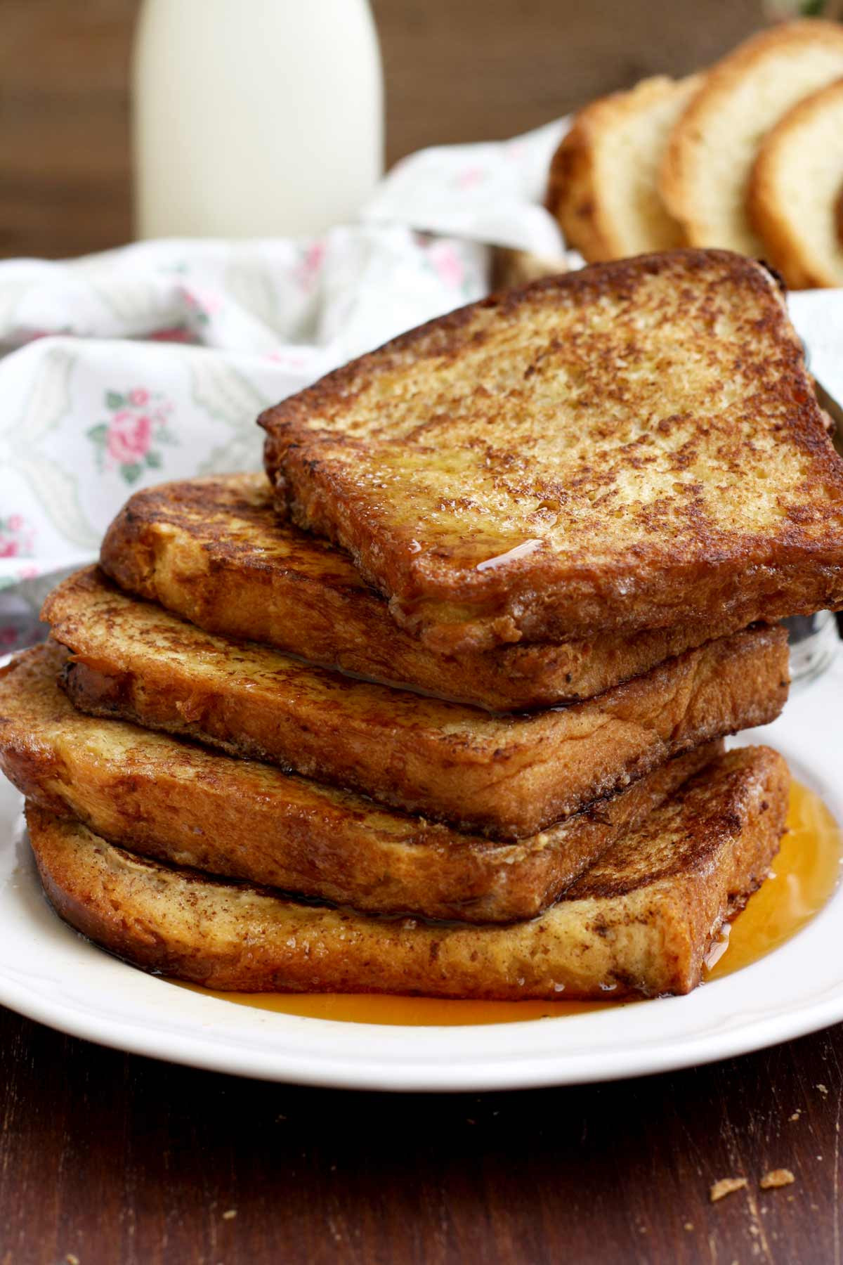 French Toast Breakfast
 Healthier Brioche French Toast • Happy Kitchen Rocks