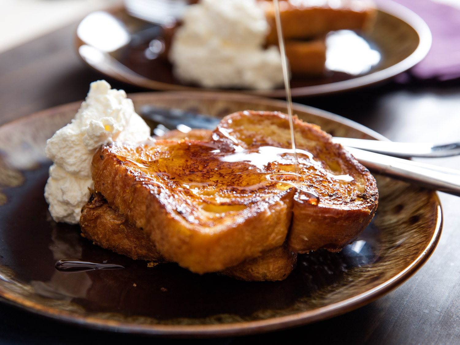 French Toast Breakfast
 Special Occasion Breakfast Challah French Toast With