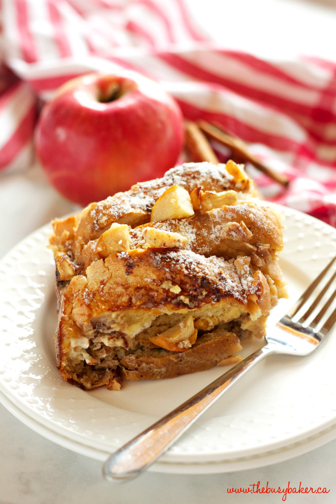 French Toast Casserole With Apples
 Apple Cinnamon French Toast Casserole The Busy Baker