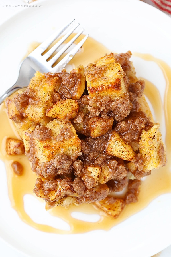 French Toast Casserole With Apples
 Overnight Cinnamon Apple Baked French Toast Casserole