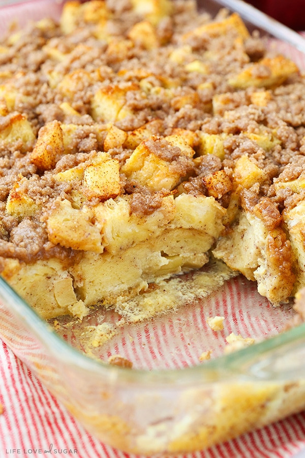 French Toast Casserole With Apples
 Overnight Cinnamon Apple Baked French Toast Casserole
