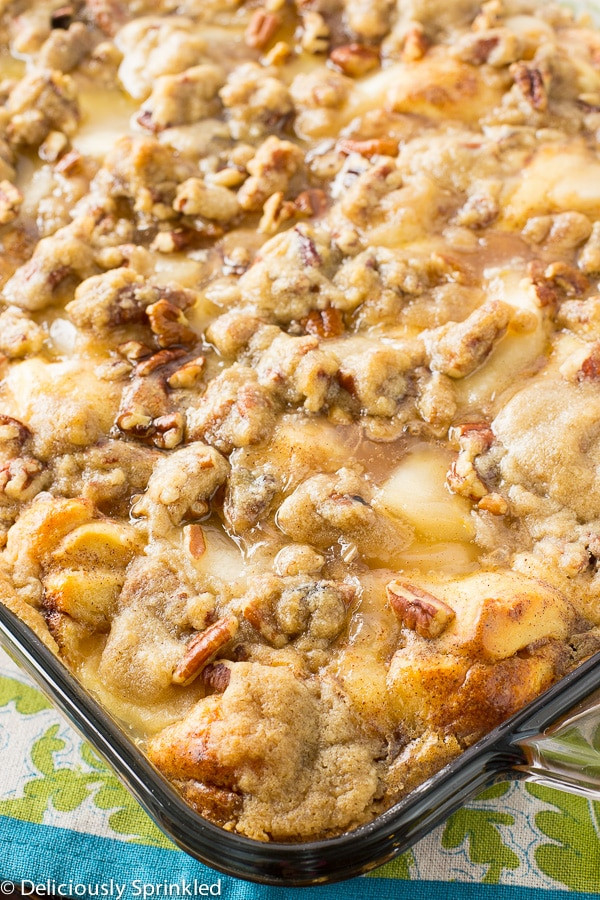 French Toast Casserole With Apples
 Apple Streusel French Toast Bake