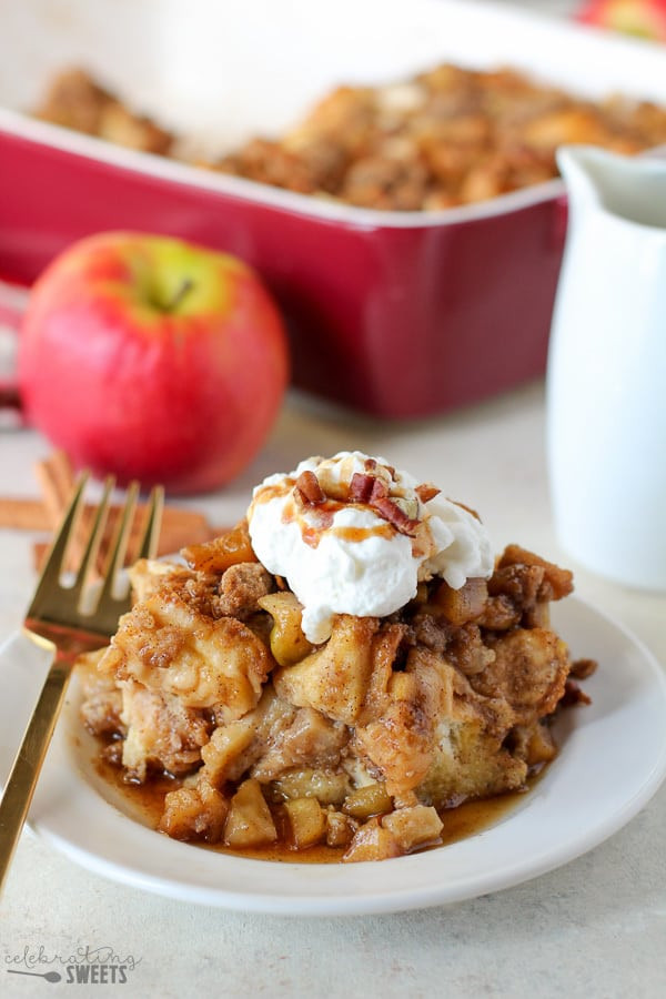 French Toast Casserole With Apples
 French Toast Casserole with Apples Celebrating Sweets