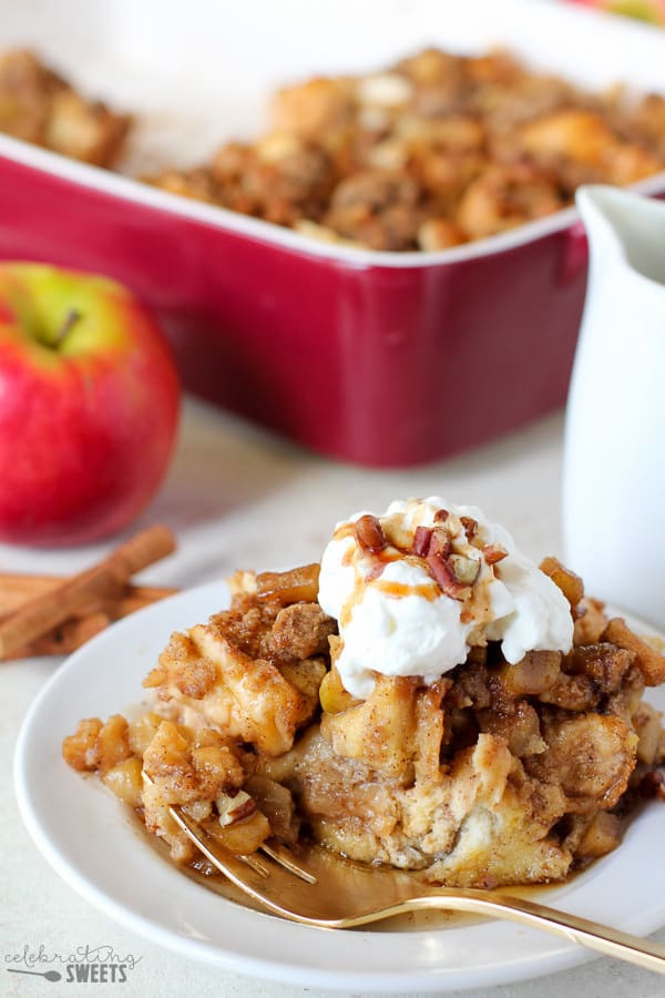French Toast Casserole With Apples
 French Toast Casserole with Apples Celebrating Sweets