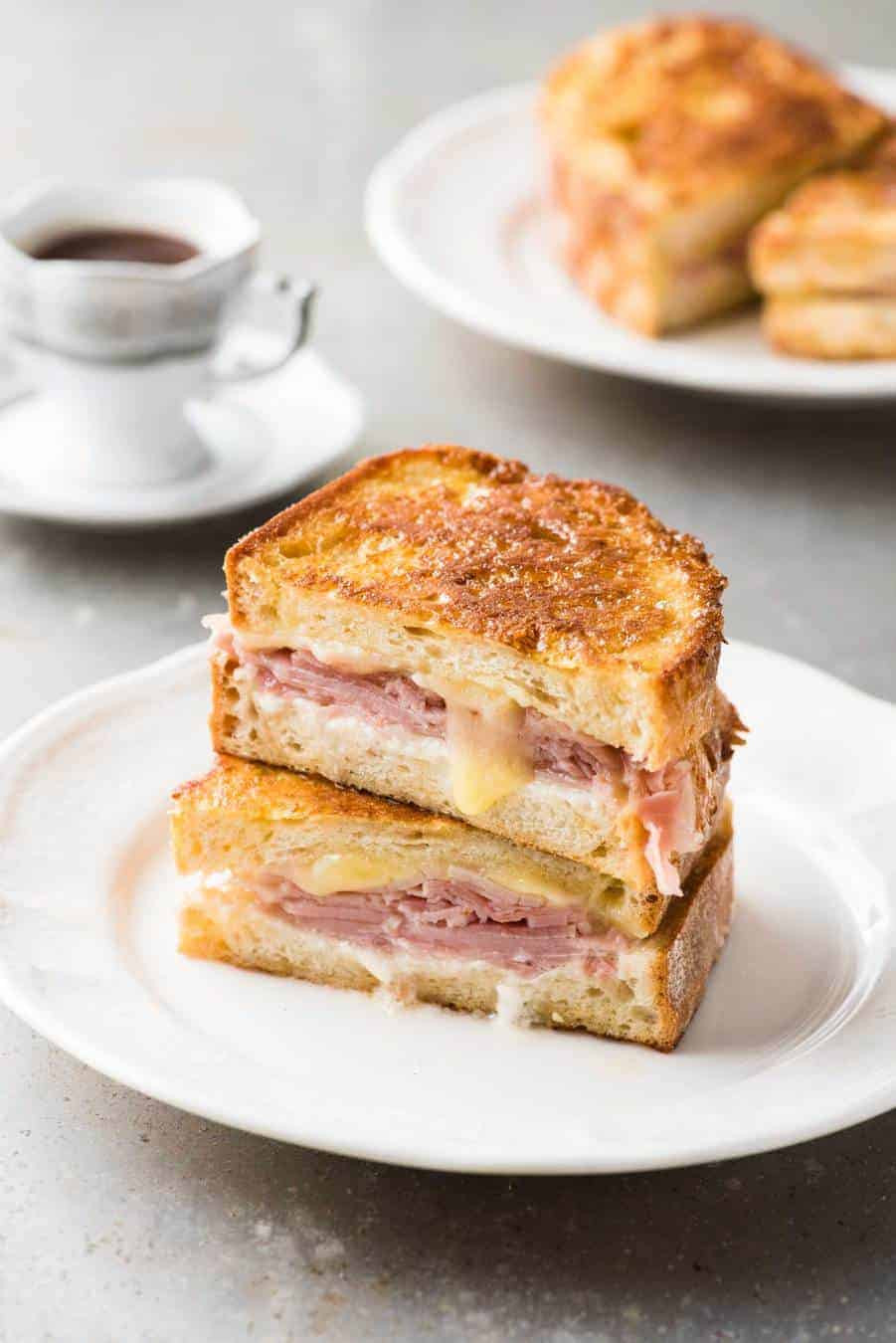 French Toast Sandwich
 Monte Cristo Ham Cheese French Toast Sandwich