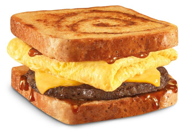 French Toast Sandwich
 Carl s Jr Hardee s Unveil New French Toast Breakfast