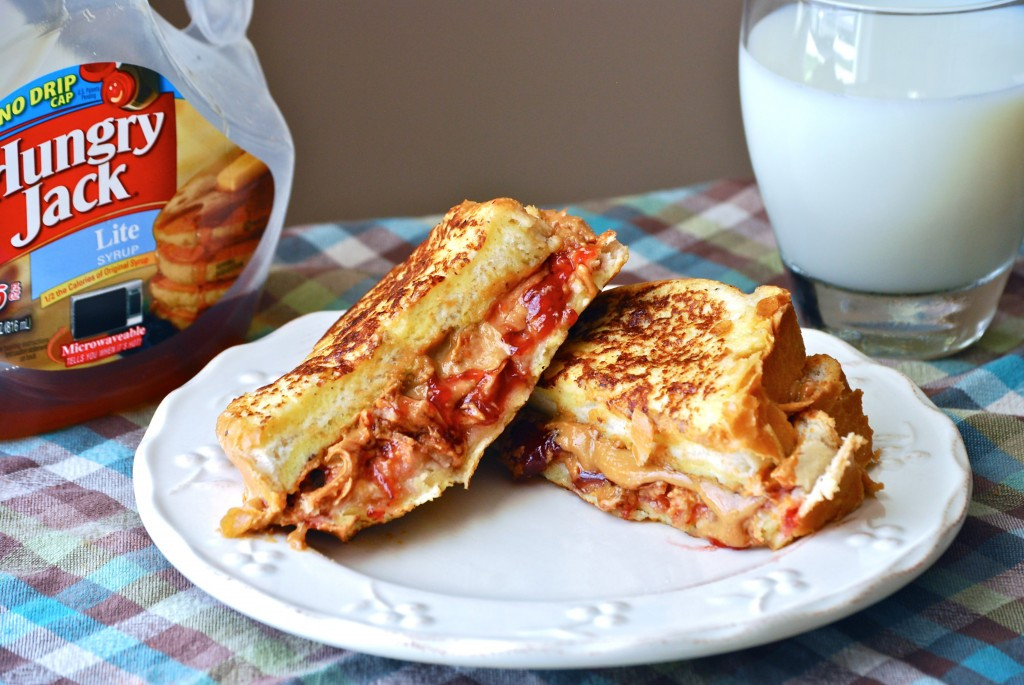 French Toast Sandwich
 Peanut Butter & Jelly French Toast Sandwich Macaroni and