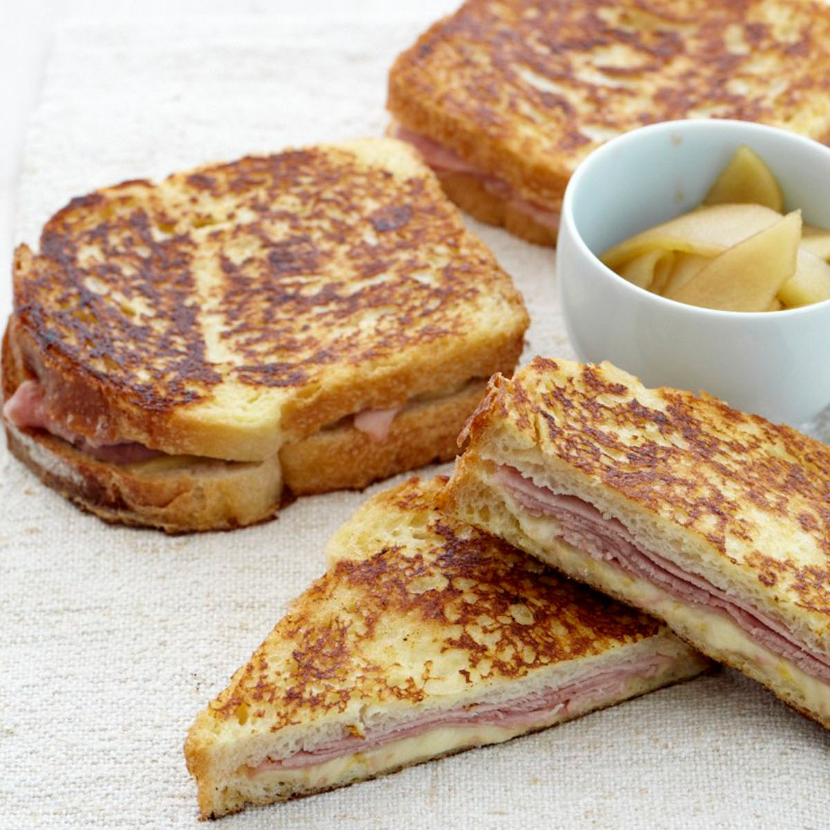 French Toast Sandwich
 Ham and Gruyère French Toast Sandwiches Recipe Jesse