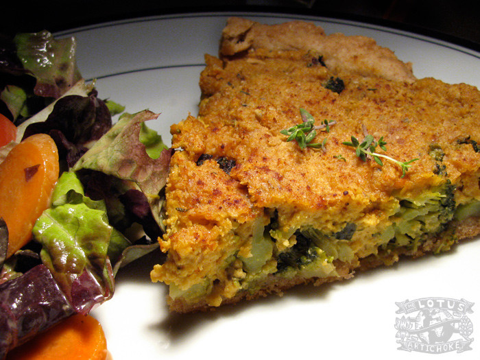 French Vegetarian Recipes
 Vegan Quiche French The Lotus and the Artichoke