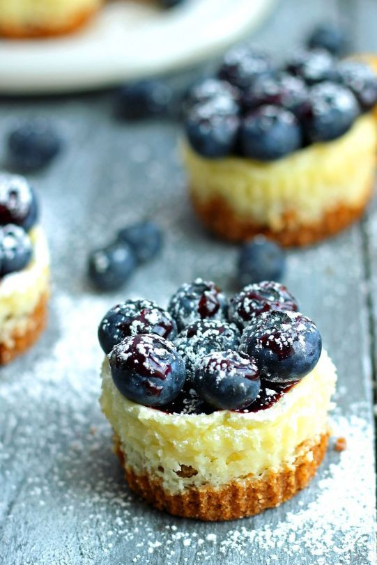 Fresh Blueberry Desserts
 19 Mini Cheesecakes That Are the Perfect bination of