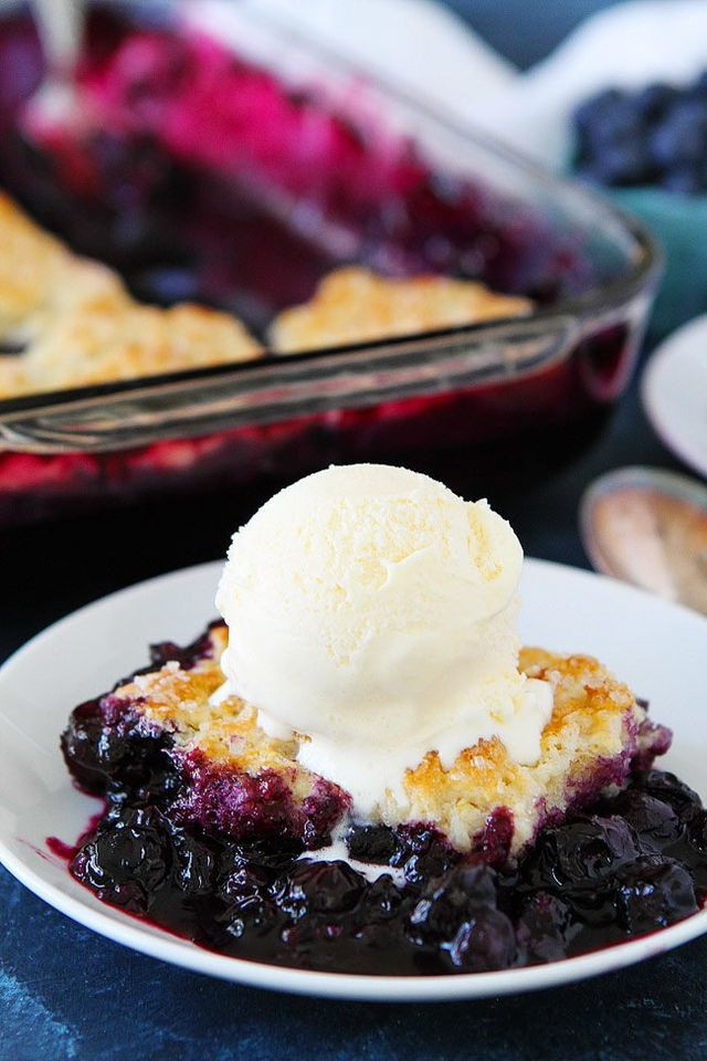 Fresh Blueberry Desserts
 Blueberry Cobbler Two Peas & Their Pod