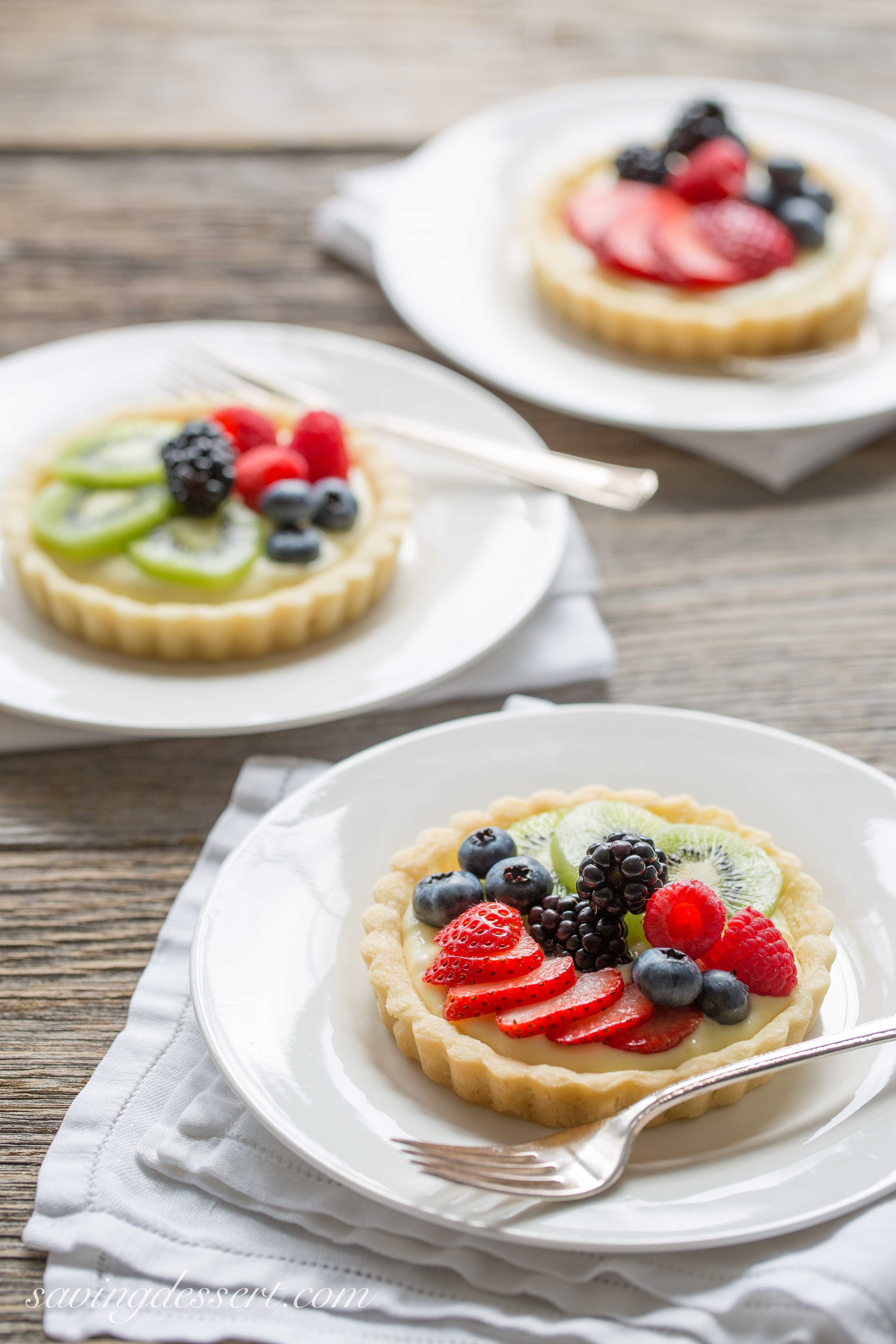 Fresh Fruit Desserts
 Fresh Fruit Tarts Saving Room for Dessert